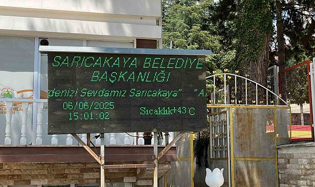 Türkiye'nin en sıcak yeri seçilen ilçede termometreler 43 dereceyi gösterdi