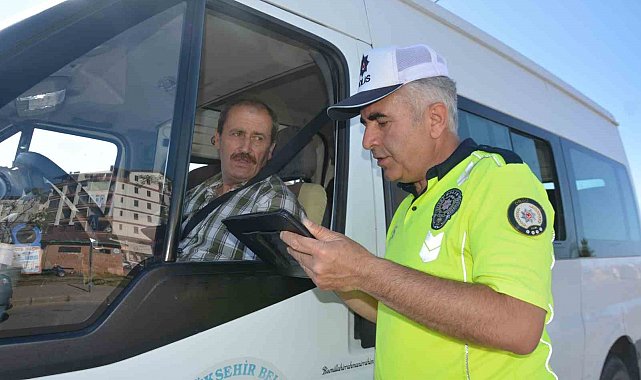 Ünye'de emniyet kemeri kullanımında sevindiren gelişme