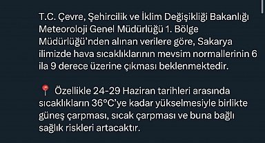 Valilik uyardı: Sakarya'da o saatlerde dışarı çıkmayın