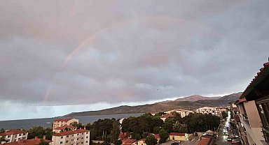 Van Gölü üzerinde gökkuşağı, Nemrut Kalderası'nda kızıl gökyüzü
