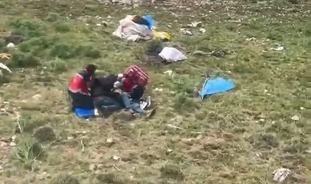 Van'da dağda bayılan çoban helikopterle kurtarıldı