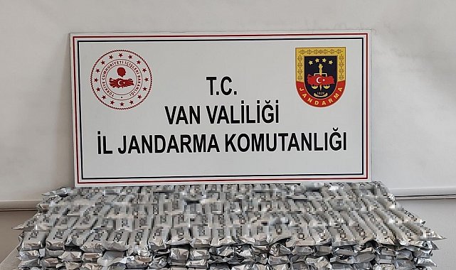 Van'da kaçak sigara operasyonu