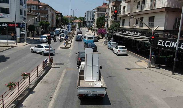 Yalova'da dron destekli kırmızı ışık denetimleri