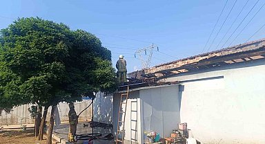 Yangında alevlerin arasında kalan bebek hayata tutunamadı