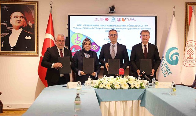 YEE, ÖSYM, MEB VE TDK'den iş birliği