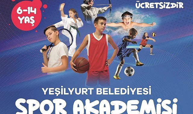 Yeşilyurt Belediyesi'nin ücretsiz spor akademisi kayıtları başlıyor
