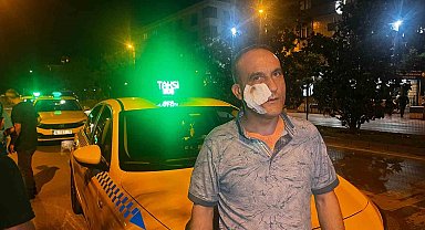 Yol verme kavgası taksi durağına taştı: 2 yaralı