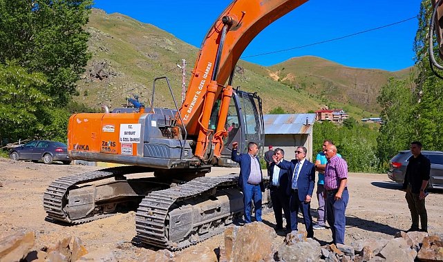 Yoncalı köyünde köy konağının yapımına başlandı