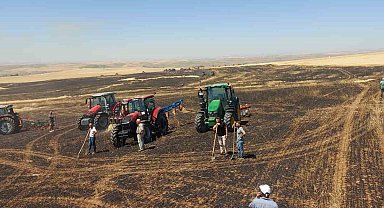 Yozgat'ta 100 dönüm ekili alan kül oldu