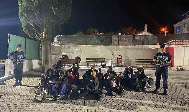 Zeytinlikteki 32 düzensiz göçmen yakalandı