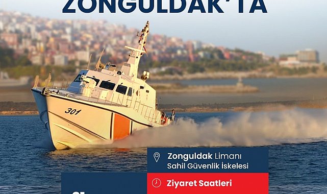 Zonguldak'ta askeri gemi ve sahil güvenlik botu halkın ziyaretine açılacak