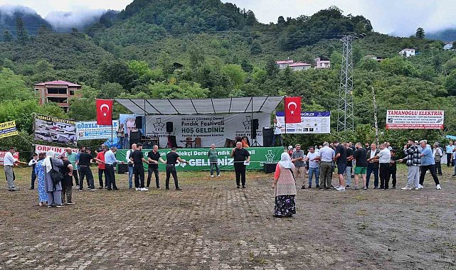 13. Giresun Çömlekçi Deresi Fındık Festivali gerçekleştirildi
