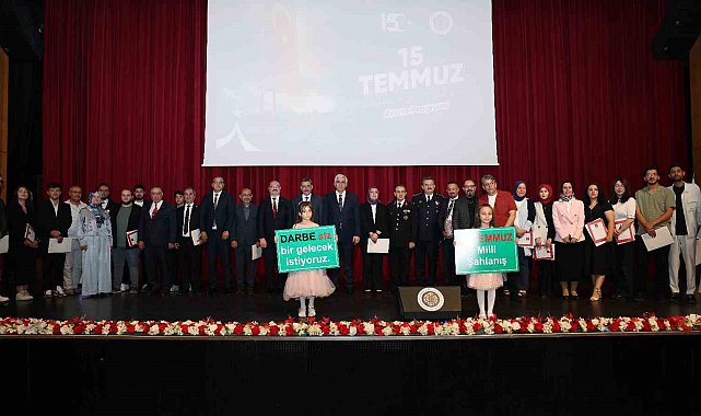 15 Temmuz Demokrasi ve Milli Birlik Günü, düzenlenen etkinliklerle kutlandı