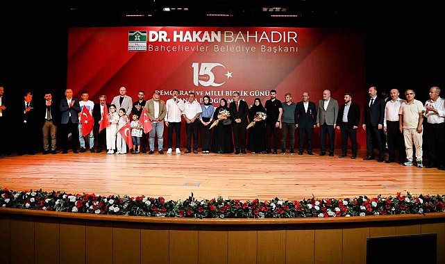 15 Temmuz Şehitleri Bahçelievler'de dualarla anıldı