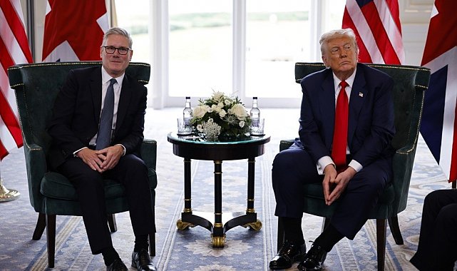 ABD Başkanı Trump, İngiltere Başbakanı Starmer ile görüştü