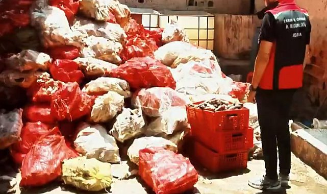 Adana'da binlerce kilo paça ele geçirildi