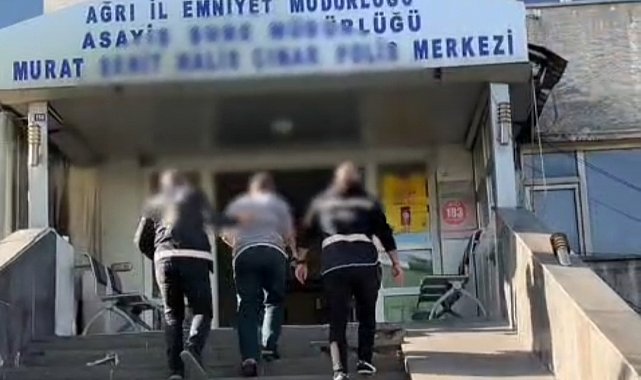 Ağrı'da hakkında kesinleşmiş 10 yıl hapis cezası bulunan hükümlü yakalandı