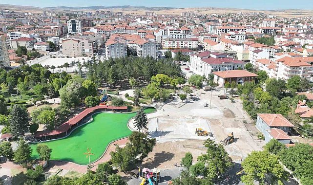 Ahmet Uslu Dutluk Parkı'nda yenileme çalışmaları başladı