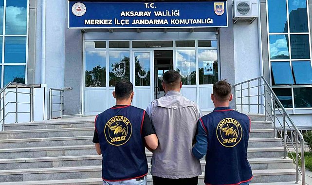 Aksaray'da 9 yıl hapis cezası olan şahıs JASAT'tan kaçamadı