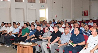 Alaçam'da Muhtarlar Toplantısı