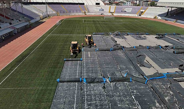 Alaettin Kurt Stadyumu'nda doğal çim dönemi başlıyor