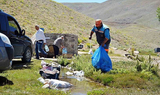 Alanya'da yaylalara katı atık toplama hizmeti sunuluyor