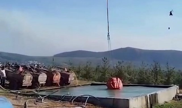 Alev savaşçısı pilotların gözünden Bursa yangınlarına acil müdahale