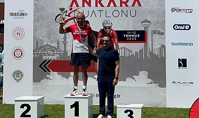 Ali Bıdı, Ankara Duatlonu'nda çifte başarı
