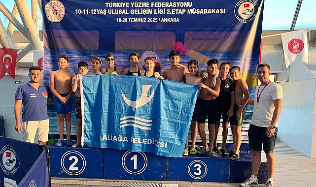 Aliağalı sporculardan yüzmede büyük başarı