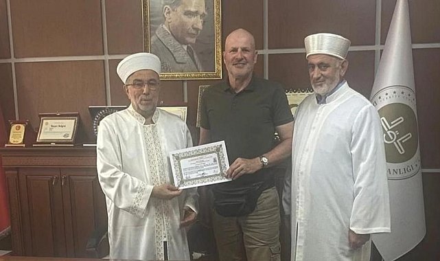 Alman Harald ihtida töreni ile Müslüman oldu