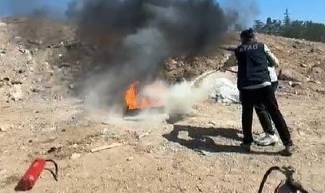 Anadolu Üniversitesi'nden yangın tatbikatı