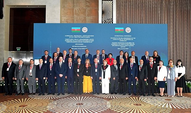 Anayasa Mahkemesi Başkanı Özkaya, Azerbaycan'da uluslararası konferansa katıldı