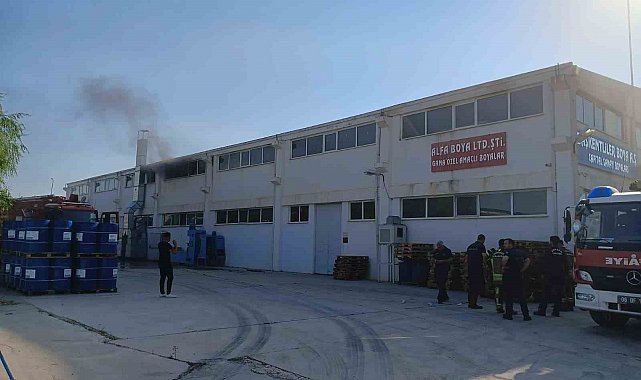 Ankara'da boya fabrikasındaki yangın kontrol altına alındı