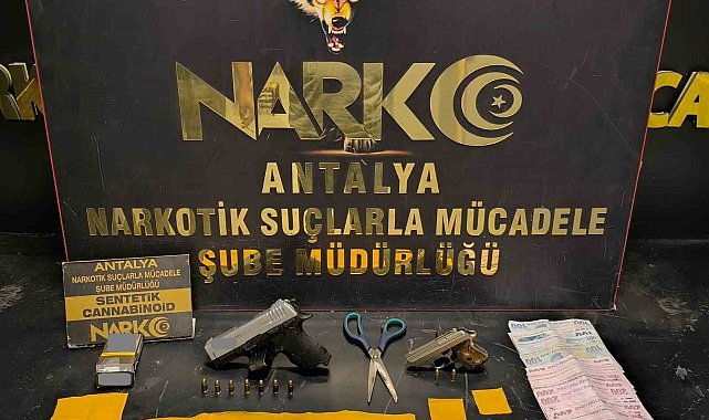 Antalya'da narkotik operasyonlarında 1 haftada çok sayıda uyuşturucu madde ele geçirildi