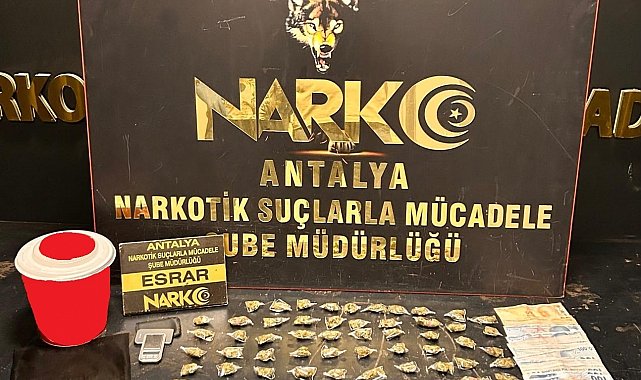 Antalya'da uyuşturucu operasyonlarında 1 haftada 27 şüpheli tutuklandı
