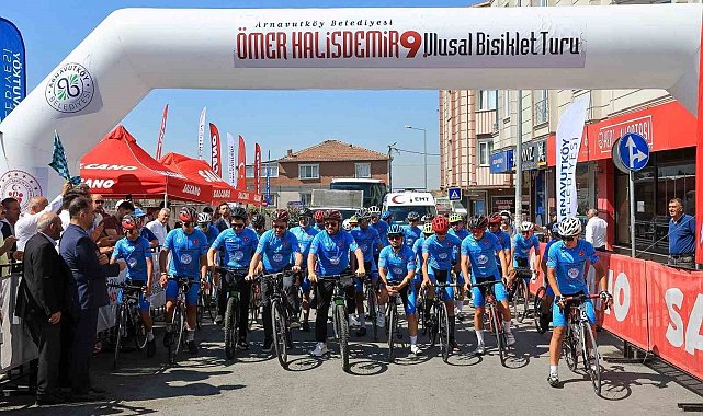 Arnavutköy'de 9. Ömer Halisdemir Bisiklet Turu başladı