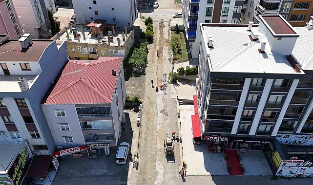 Atakum'da yol onarım çalışmaları