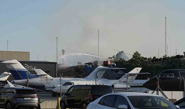 Atatürk Havalimanı'nda yangın