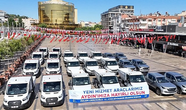 Aydın Büyükşehir Belediyesi'nden Bozdoğan'a hizmet aracı desteği