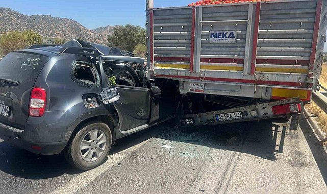 Aydın-İzmir otoyolunda kaza: 1 yaralı