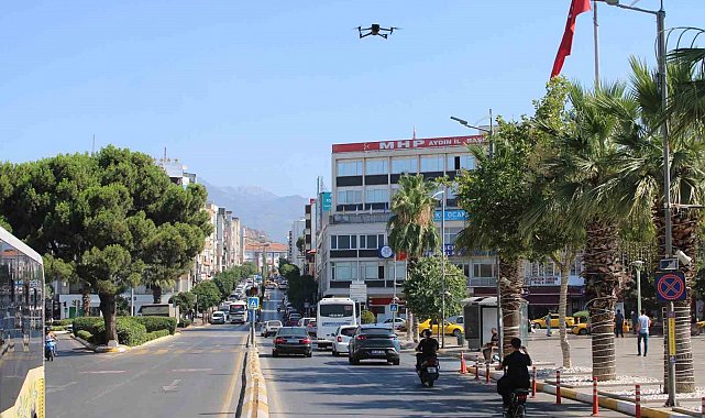 Aydın'da drone destekli asayiş ve trafik denetimi yapıldı