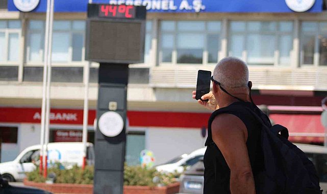 Aydın'da termometreler 44 dereceyi gördü