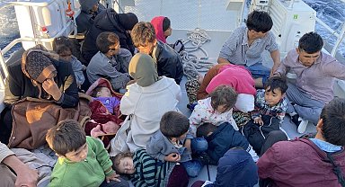 Ayvacık açıklarında 27 kaçak göçmen kurtarıldı