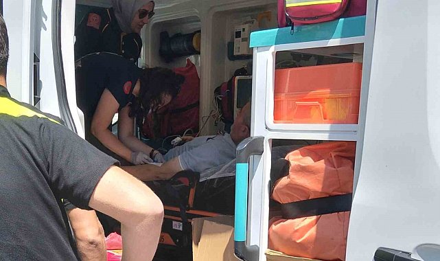 Bafra'da motosiklet kazası: 1 yaralı