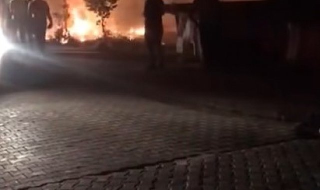 Bakacakkadı yangın paniği