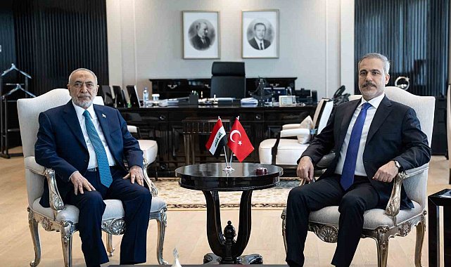 Bakan Fidan, Irak Temsilciler Meclisi Başkanı Meşhedani ile bir araya geldi
