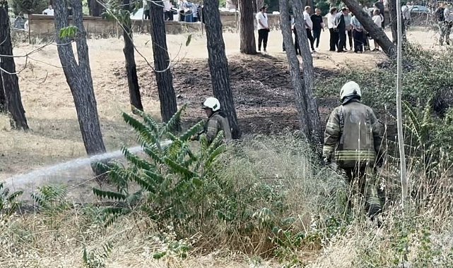 Bakırköy Ruh ve Sinir Hastalıkları Hastanesi bahçesinde yangın