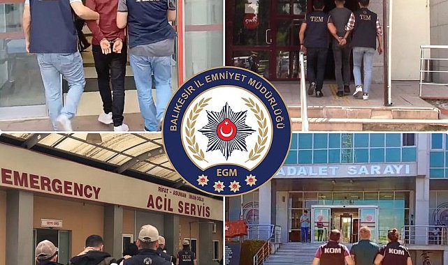 Balıkesir'de FETÖ operasyonu: 6 şüpheli yakalandı