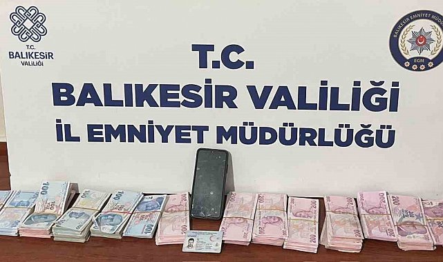 Bandırma'da polis kılığında 1 milyonluk dolandırıcılığa suçüstü