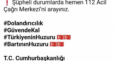 Bartın'da dolandırıcılara karşı kısa filmle mücadele